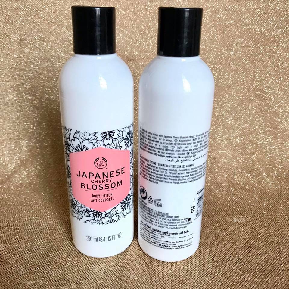 THE BODY SHOP BODY LOTION 250 ml. Japanese Cherry Blossom (สินค้าขาย