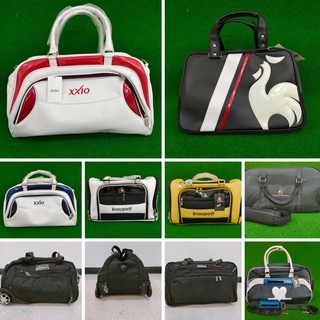 กระเป๋าเสื้อผ้ากอล์ฟ  หมดแล้วหมดเลย!!! Synthetic PU leather & Premium PU leather Golf boston bag Collection!!🥰💖