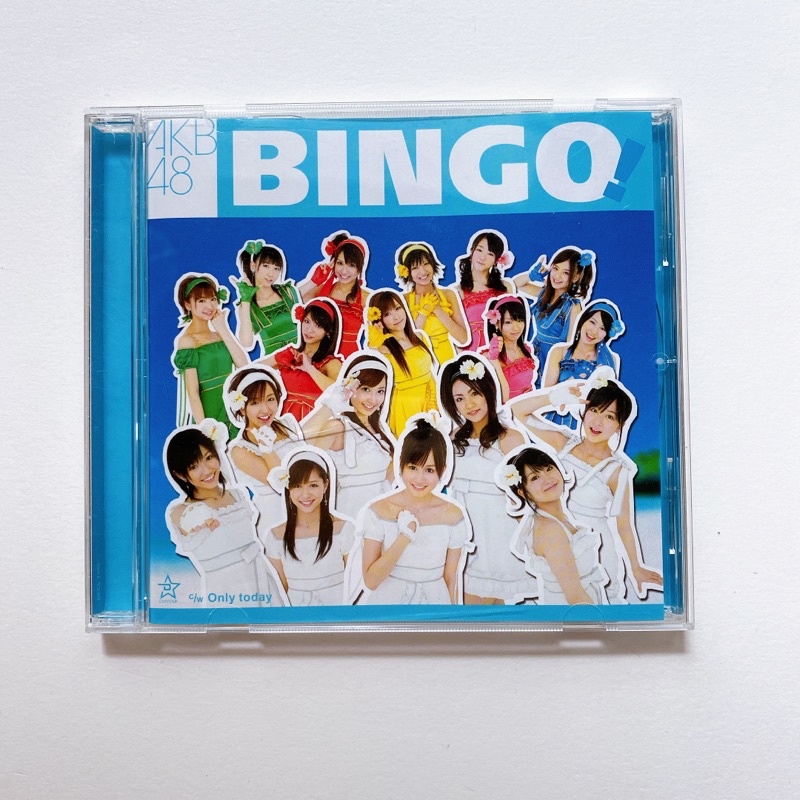 akb48-cd-only-4th-single-bingo-rare-tem-แผ่นแกะแล้ว-มีโอบิ-มีเพลง-only-today-ด้วยนะคะ