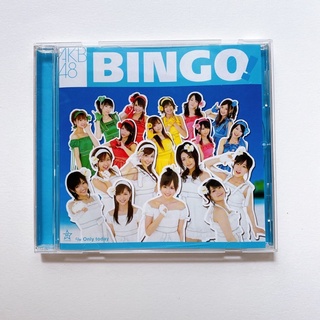 Akb48 CD only  4th Single Bingo (Rare tem) แผ่นแกะแล้ว มีโอบิ 🥾 มีเพลง only Today ด้วยนะคะ