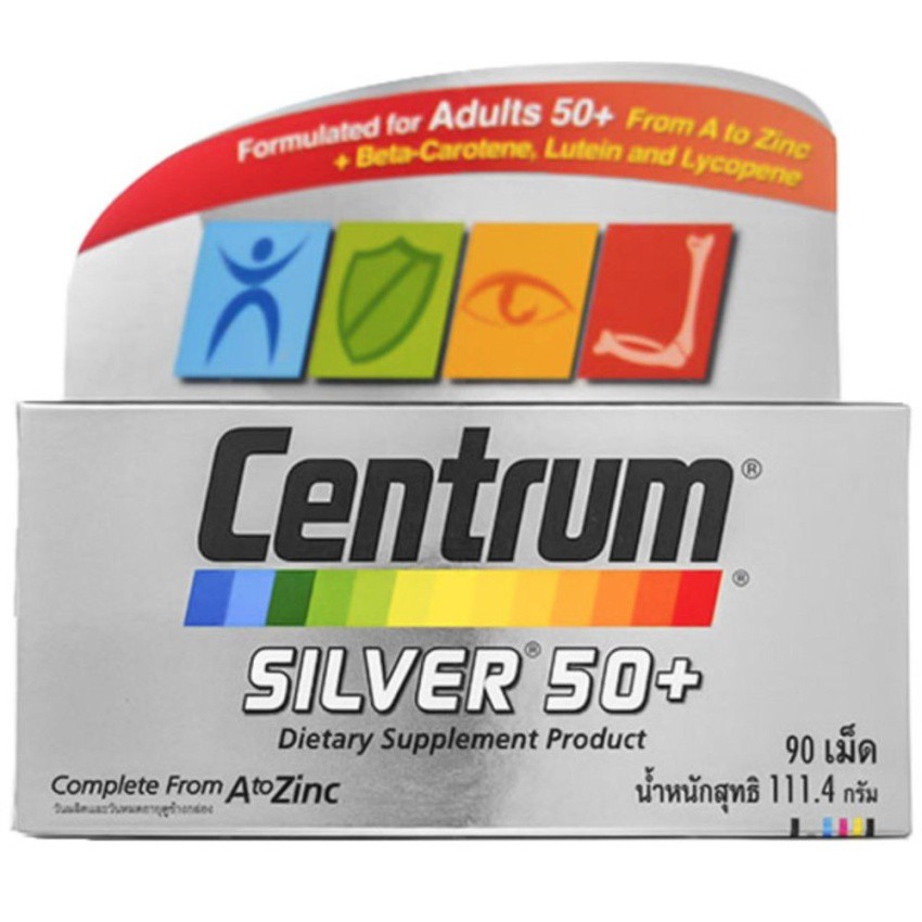 centrum-silver-50-a-to-zinc-90-เม็ด-กล่องเงิน-รุ่นใหม่