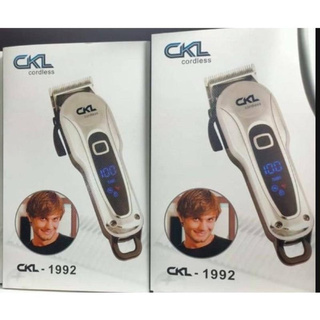 cholly.shop สุ่มสีนะคะ ตัดผม CKL-1992 ปัตตาเลี่ยนตัดผม ปัตตาเลี่ยนไร้สาย ปัตตาเลี่ยนไฟฟ้า ที่ตัดผม เครื่องตัดผม จอLED