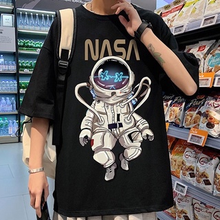 เสื้อยืด Oversize ผ้าCotton 100% แฟชั่นสไตล์เกาหลี T-Shirt โอเวอร์ไซส์ สกรีนลายสวยงาม พร้อมส่ง