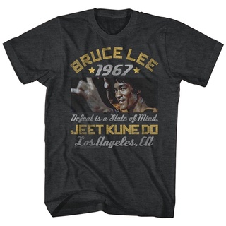 [S-5XL] 【ใหม่ล่าสุด】Gildan เสื้อยืด ผ้าฝ้าย 100% พิมพ์ลาย Bruce Lee Defeat Is A State Of Mind สําหรับผู้ชาย (1)