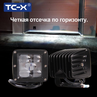 TC-X 5D LED Fog Light 12V Off Road Tractor Truck 24V trucks light Engineering Led Driving Lights Work Lamps PTF tumanki