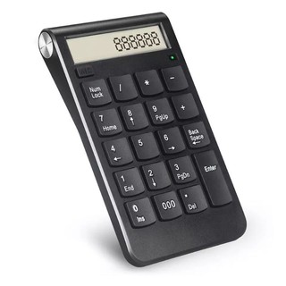 2 In 1 2.4Gแป้นพิมพ์ตัวเลขไร้สายLCD Snเครื่องคิดเลขสำหรับแล็ปท็อปคอมพิวเตอร์คอมพิวเตอร์สำหรับการเงิน/การบัญชี/การเงิน
