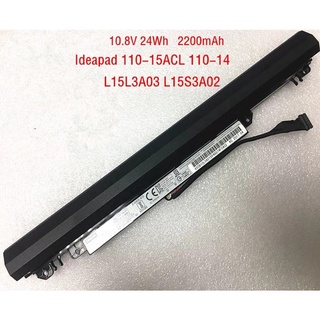 แบตเตอรี่ Lenovo ของแท้ L15L3A03 (สำหรับ LENOVO 110-14IBR 110-15IBR 110-15ACL 110-15AST) Lenovo Battery Notebook