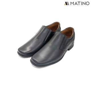 สินค้า MATINO SHOES รองเท้าชายคัทชูหนังแท้ รุ่น MC/B 5000 - BLACK