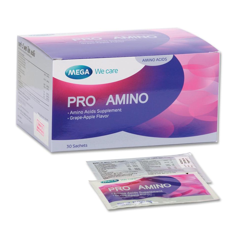 ภาพหน้าปกสินค้าMega PRO AMINO ( 10 ซอง ) เสริมสร้างโกรทฮอร์โมน ช่วยให้สูงขึ้น จากร้าน healthbeauty4you บน Shopee