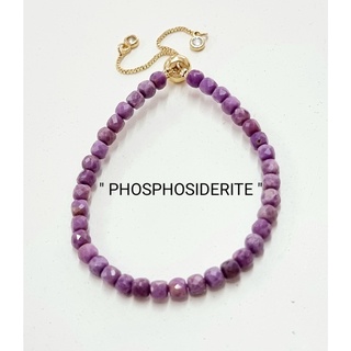 ข้อมือลูกเต๋า"PHOSPHOSIDERITE "ฟอสฟอซิเดอไรท์"