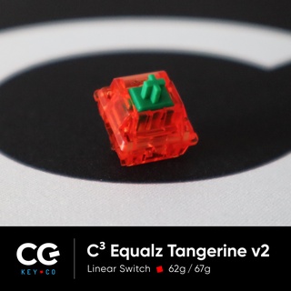 ภาพหน้าปกสินค้าC³ Equalz x TKC Tangerine v2 Linear Switch สวิตช์คีย์บอร์ด จังหวะเดียว สวิช คีบอร์ด ที่เกี่ยวข้อง