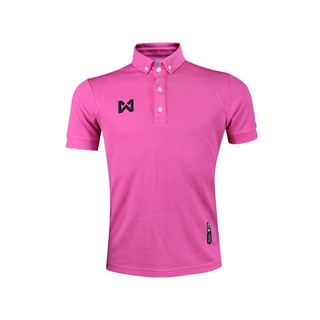 เสื้อโปโล Warrix สีชมพู สินค้าลิขสิทธิ์แท้