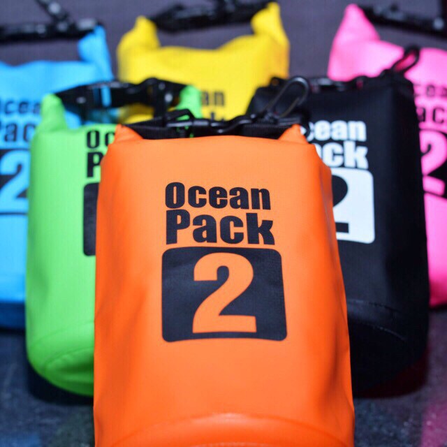 ภาพสินค้าOcean Pack กระเป๋ากันน้ำแบบพกพาขนาด2L/3L/5L/10L/15L/20L จากร้าน anda666 บน Shopee ภาพที่ 1