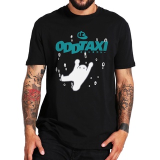 เสื้อยืด ผ้าฝ้าย 100% แบบนิ่ม พิมพ์ลายอนิเมะมังงะ Odd Taxi Sinking สไตล์ฮาราจูกุ คลาสสิก ไซซ์ EU สําหรับผู้ชาย S-5XL