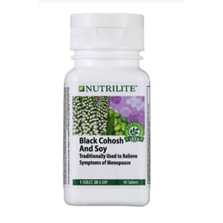 นิวทริไลท์ แบล็คโคโฮส (วัยทอง) Black Cohosh and Soy (90 tab)