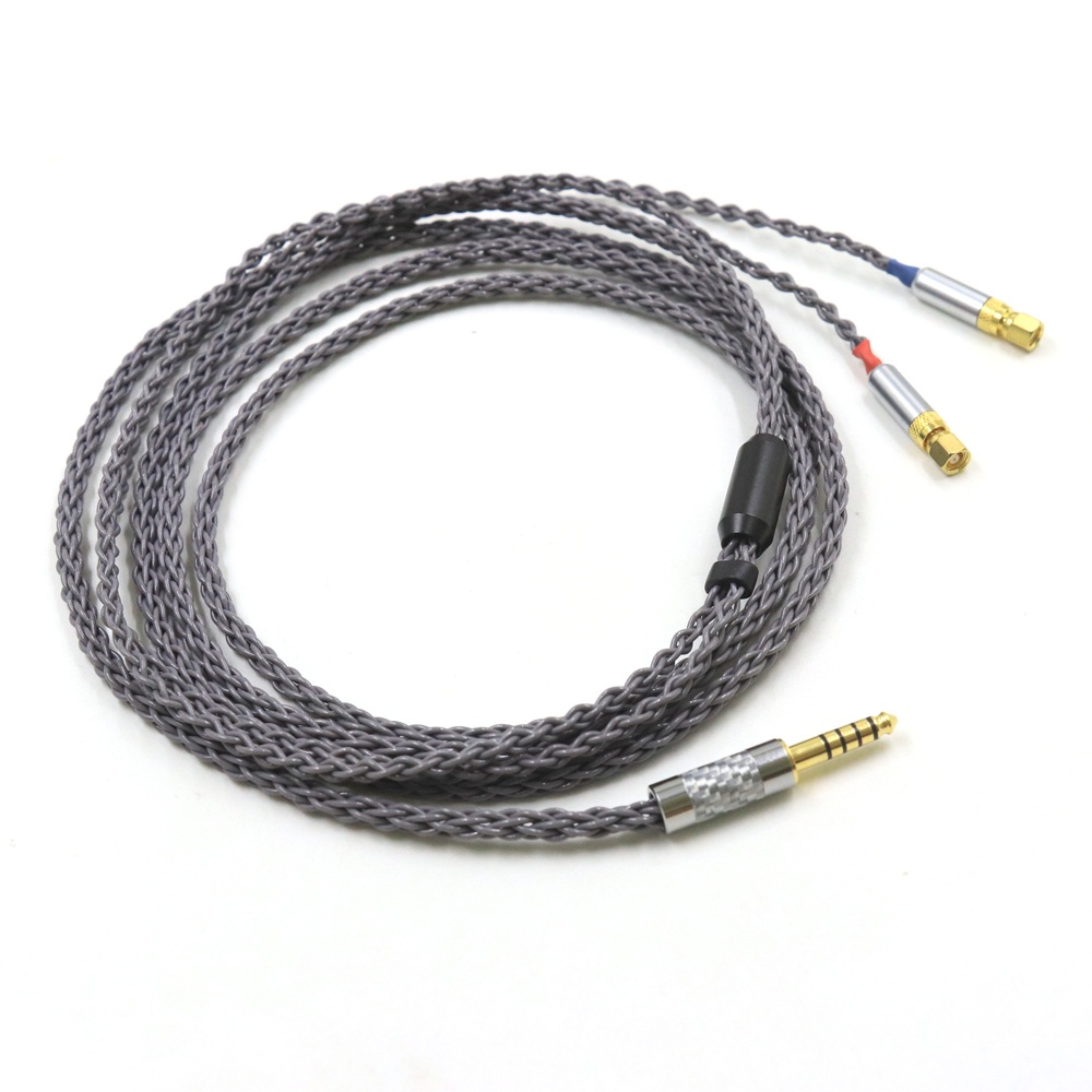 ใหม่HIFI OCCเงิน 8 Coreหูฟังอัพเกรดเปลี่ยนสายสําหรับ (สกรู) Hifiman HE6 ...