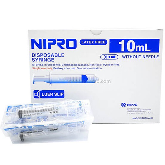 1-แพ็ค-10-ชิ้น-ไซริงค์-syringe-nipro-นิโปร-กระบอกให้อาหาร