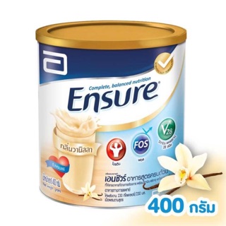 ภาพหน้าปกสินค้าEnsure Complete and balanced nutrition Vanilla 400g ที่เกี่ยวข้อง