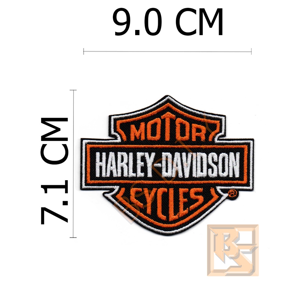 ตัวติดเสื้อ-ตัวรีดเสื้อ-อาร์ม-armpatch-งานปักผ้า-harley-davidson-motor-cycles