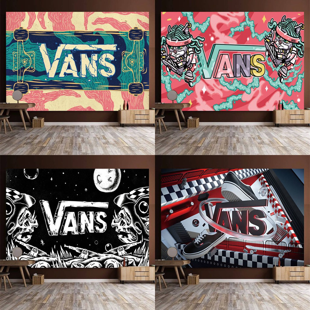 ผ้าตกแต่งห้อง-สุทธิน้ำแดงยี่ห้อ-vans-ถ่ายทอดสดพื้นหลังผ้าห้องนอนห้องนอนแต่งตัวตกแต่งแขวนผ้า