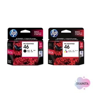 สินค้า HP 46 Black / Color Original ตลับหมึกสีและดำ