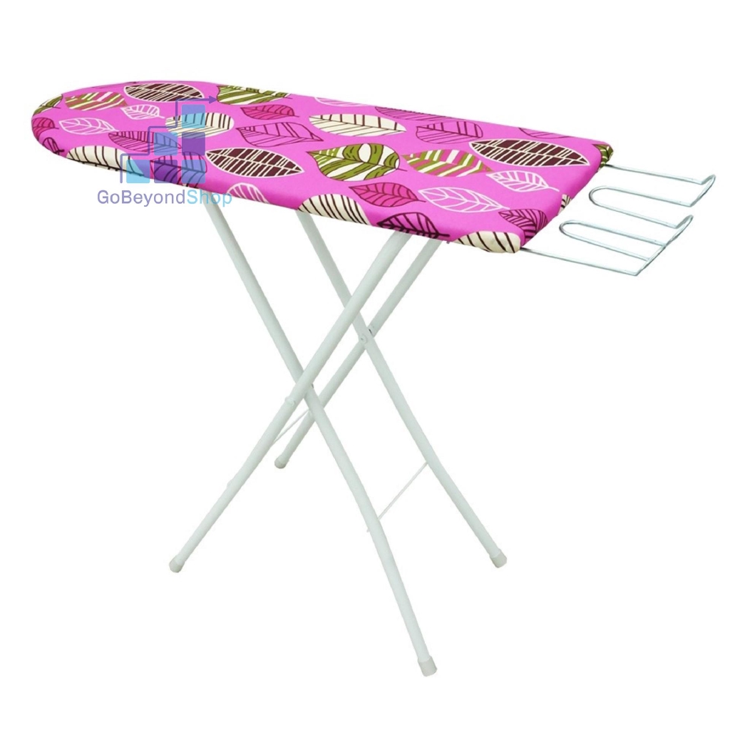 ภาพหน้าปกสินค้าโต๊ะรีดผ้ายืนรีด โต๊ะรีดผ้าปรับระดับได้ 6 ระดับ มี 3โทนสี ฟ้า น้ำตาล ชมพู gb99 จากร้าน gobeyondshop บน Shopee