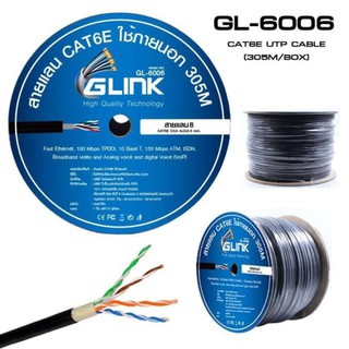 ภาพหน้าปกสินค้าCAT6 UTP Cable 305m/Box GLINK Outdoor GL6006 ซึ่งคุณอาจชอบสินค้านี้