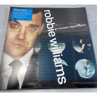 แผ่นเสียงหายาก limited สีฟ้า aquamarine(สีพิเศษ) Robbie William อัลบั้ม Ive been expecting on you