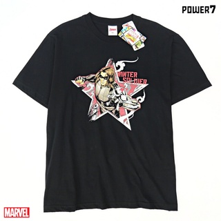 Power 7 Shop เสื้อยืดการ์ตูน ลาย มาร์เวล ลิขสิทธ์แท้ MARVEL COMICS  T-SHIRTS (MVX-185)