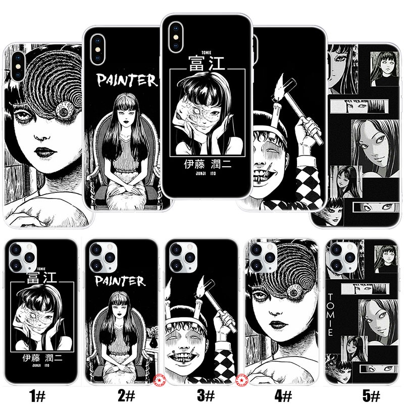 เคสโทรศัพท์มือถือ-ลายสยองขวัญ-junji-ito-tomie-สําหรับ-iphone-5-5s-6-6s-7-8-plus-x-xr-xs-max-se-82kcc