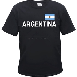 เสื้อยืดโอเวอร์ไซส์Mens Simple Style T Shirt Argentina Flag Summer tops cool black เสื้อยืดแขนสั้นผู้ชายสไตล์เกาหลี ove