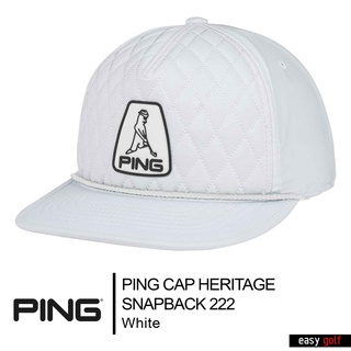 PING CAP HERITAGE SNAPBACK 222 LIMITED PING CAP MEN หมวกกีฬากอล์ฟผู้ชาย