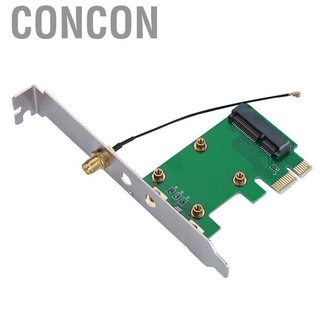 ภาพหน้าปกสินค้าCONCON New Mini PCI-E Card To Wireless WiFi Adapter Antenna For PC Desktop ที่เกี่ยวข้อง