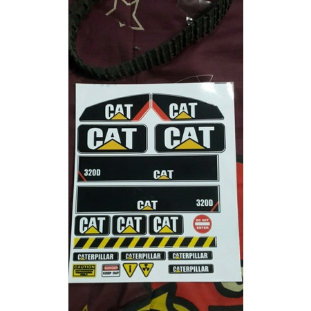 ภาพหน้าปกสินค้าSticker CAT สติกเกอร์ สำหรับรถแมคโคร Huina 1550 ,1580 (เฉพาะสติดเกอร์) จากร้าน likhittee25 บน Shopee