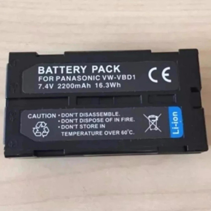 Kastar Battery Charger For Panasonic VW-VBD1, VW-VBD2 Series - 2900mAh (CH-VBD1-2)