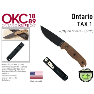 Ontario TAK 1 w/Nylon Sheath– {8671}