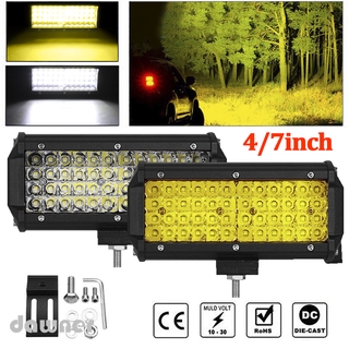 หลอดไฟตัดหมอก Led 7 นิ้ว 144 W สีเหลืองสําหรับรถบรรทุก 7 นิ้ว