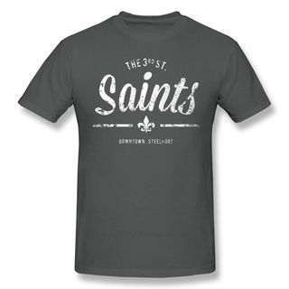 [COD]เสื้อยืดแขนสั้น ผ้าฝ้าย 100% พิมพ์ลาย Saints Row Third Street Saints สไตล์สตรีท สําหรับผู้ชาย