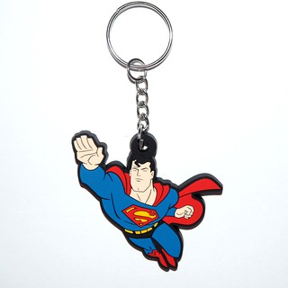 พวงกุญแจยาง Super man dc ซุปเปอร์แมน