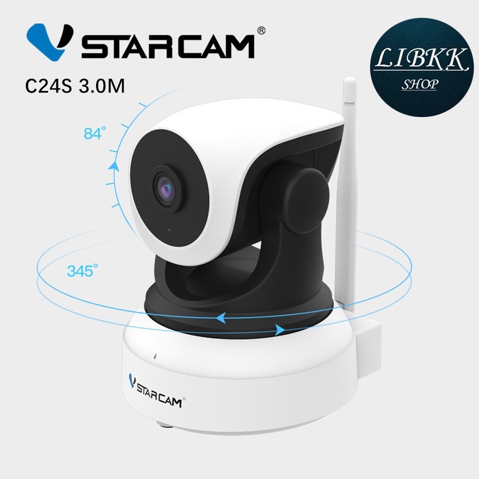 ภาพหน้าปกสินค้าVStarcam C24S CS24B C38SPLUS 3.0MP กล้องวงจรปิดไร้สาย กล้องวงจรปิด IP Camera สำหรับใช้ภายในอาคาร บันทึกภาพวีดีโอ จากร้าน libkkshop บน Shopee