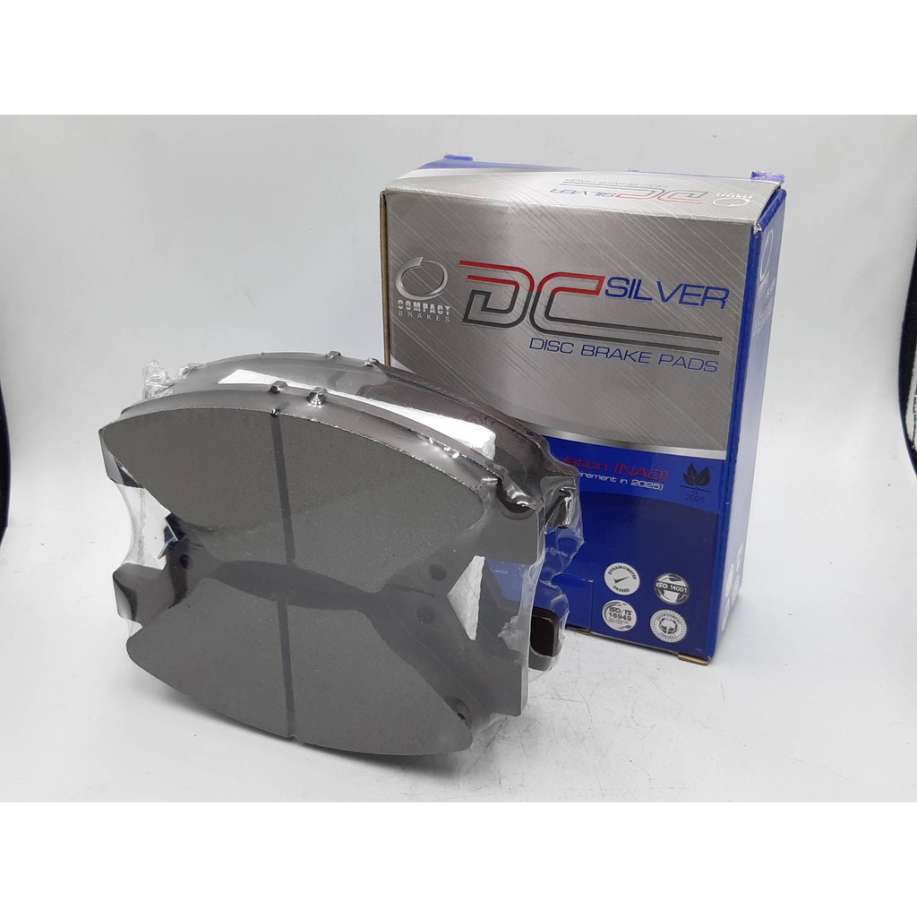 compact-brakes-dcc-744-ผ้าเบรคหน้า-สำหรับรถ-honda-city-ปี-2008-2014-ปี-2014-2018-honda-city-ปี-2019-on-honda-jazz-ป