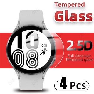 ภาพหน้าปกสินค้าฟิล์มกระจกนิรภัย แบบใส ป้องกันหน้าจอ สำหรับ Samsung Galaxy Watch 4 40 มม. 44 มม. Watch4 Classic 42 มม. 46 มม. 4 ชิ้น ที่เกี่ยวข้อง