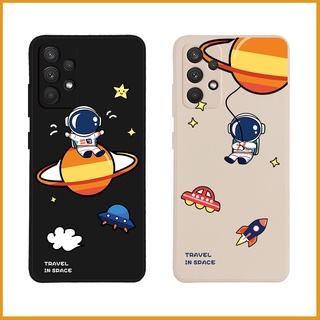 เคสซิลิโคน ลายการ์ตูนน่ารัก ขอบตรง สําหรับ Samsung A14 A34 A54 A13 A04 M62 A22 Lte A32 A52 A72 A02S A12 A21S A51 A71 A31 A7 2018 A50 A70 A20 A30 A10S A20S A30S B085