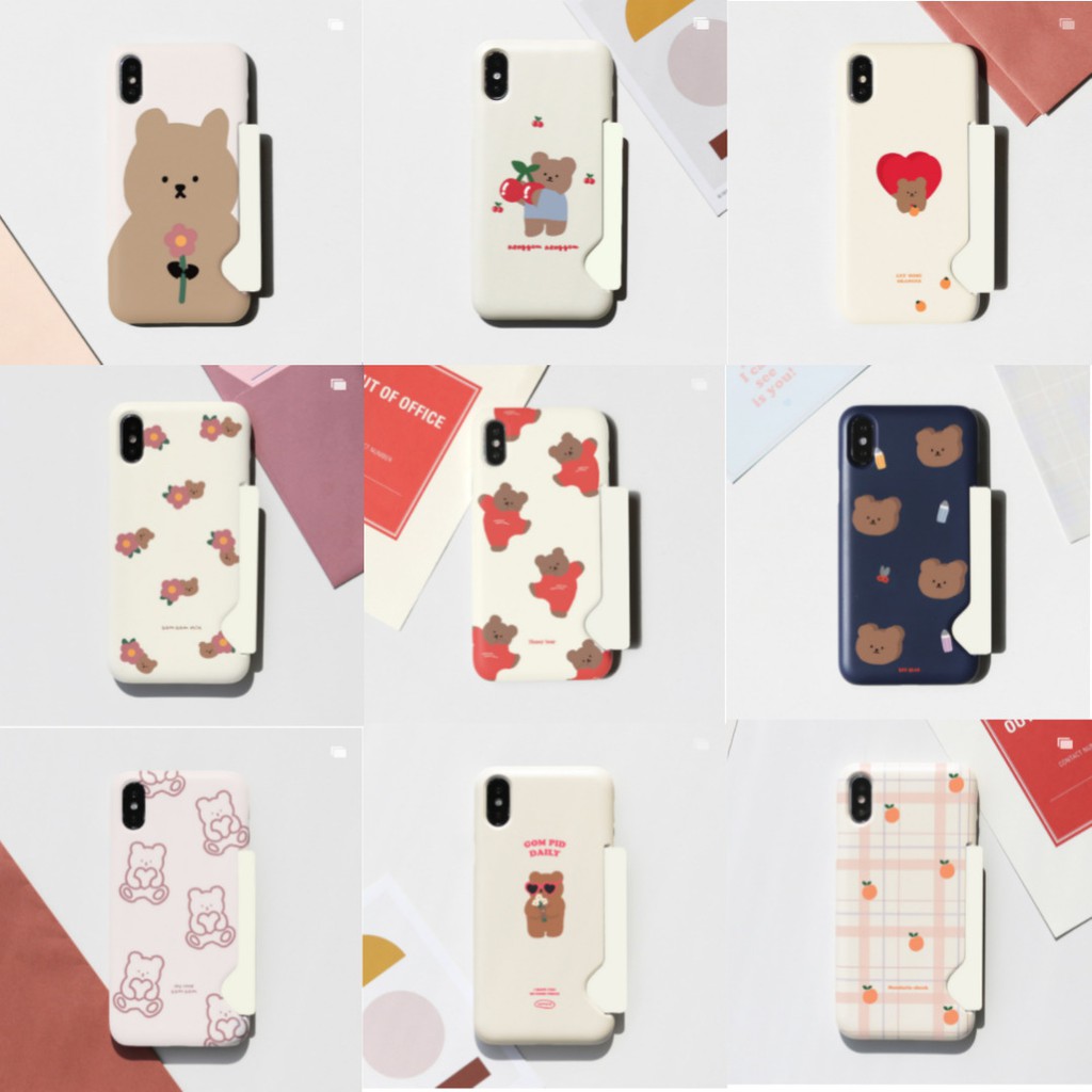 【Korean Phone Case】 Collection of 20 new designs Slim Card Cute Hand