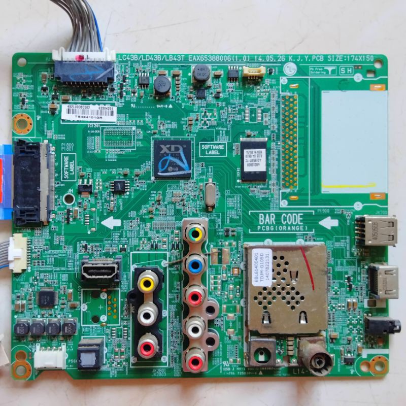 LG LED Power supply LGP3942 14PL1 EAX65423701 2.0 Mainboard L14 TU3701 EAX65388006 1.0 Shopee Thailand