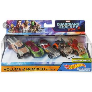 Hotwheels Guardians of galaxy vol.2 เซต5คัน