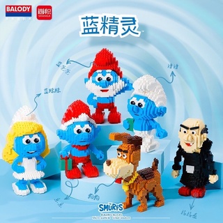 เลโก้นาโน Size XL - Balody 18348-18356 The Smurfs