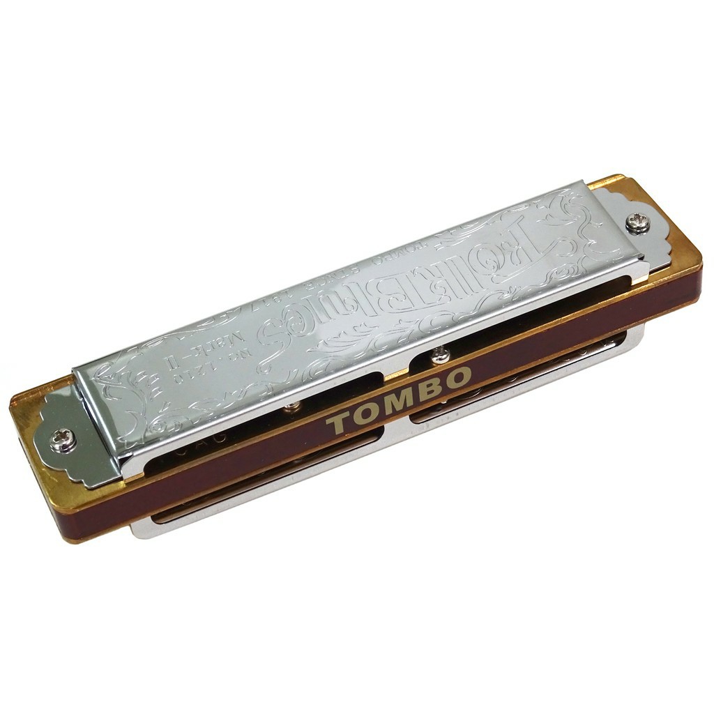 tombo-folkblues-mark-ii-harmonica-ฮาร์โมนิก้า-คีย์-a-c-d-e-f-g-10-ช่อง-20-โทน-made-in-japan
