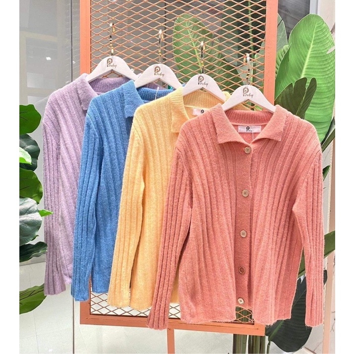 เสื้อแขนยาวใหมพรม-ขนนุ่มสีสันสดใส