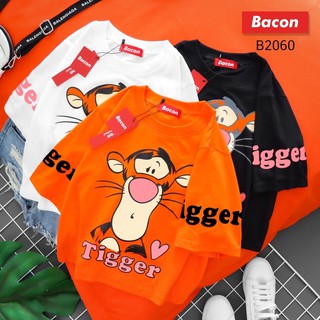 เสื้อครอป Tigger น่ารักๆๆๆ เสื้อเอวลอยลายทิกเกอร์